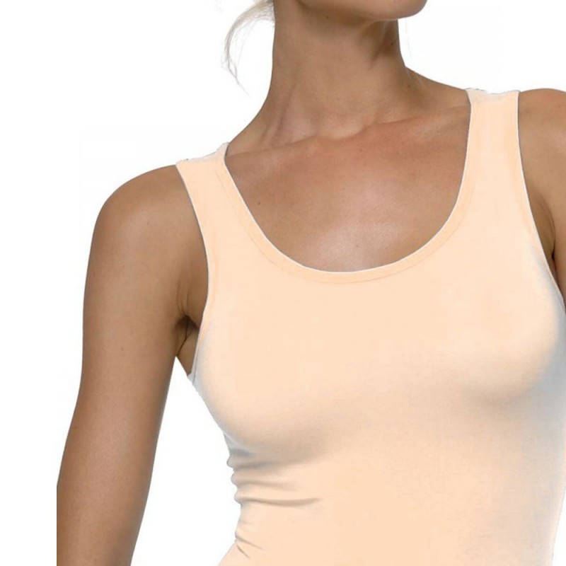 Helios Γυναικεία Φανέλα Αμάνικη Στενή Τιράντα Micromodal