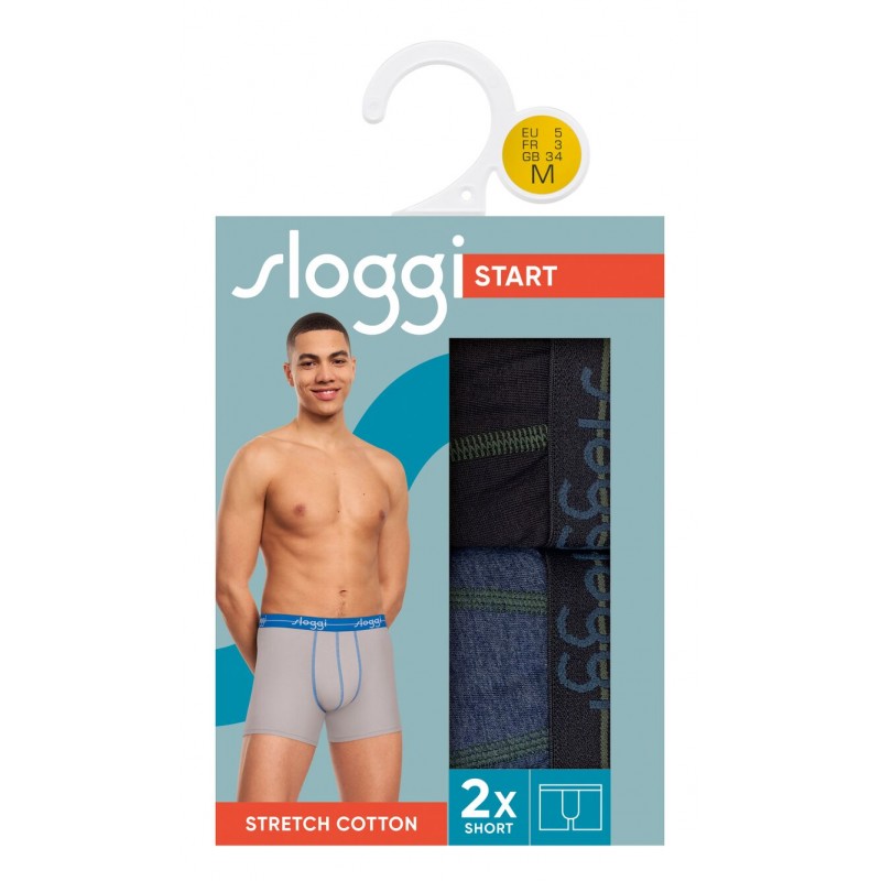 Sloggi Men Start Short C2P Box - Σετ 2 Τεμαχίων Sloggi Men Start Short C2P Box - Σετ 2 Τεμαχίων