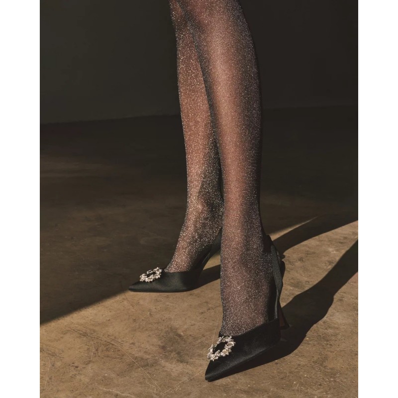 Gabriella - Γυναικείο Καλσόν 20Den με Σχέδιο Lurex Gold