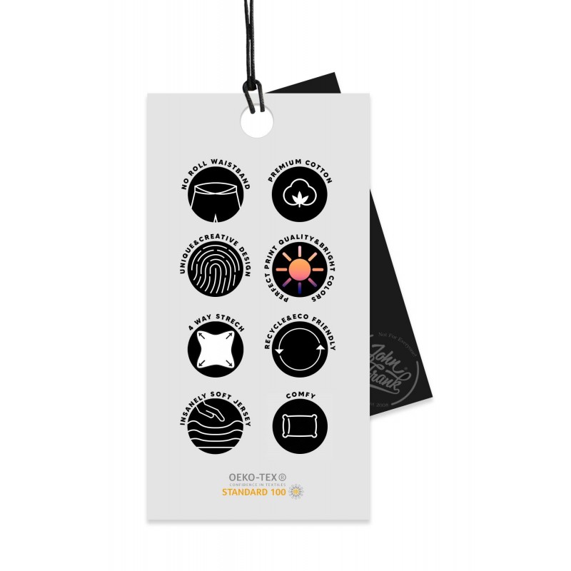 John Frank Ανδρικά Boxer Σετ 3 Τεμαχίων Be Frank With Yourself