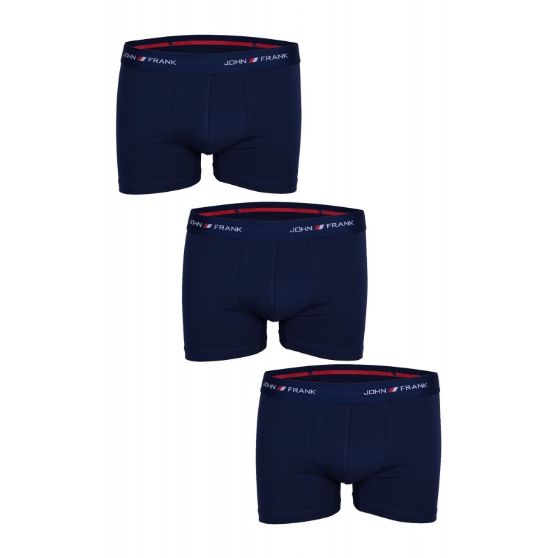 John Frank Ανδρικά Boxer Σετ 3 Τεμαχίων Be Frank With Yourself
