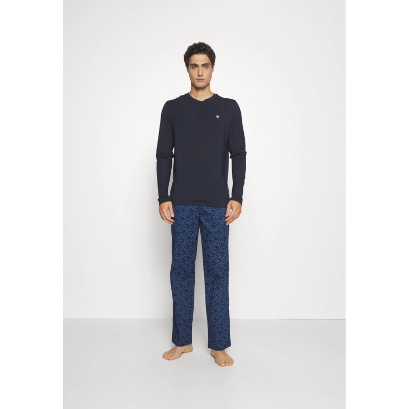 Tommy Hilfiger Ανδρική Χειμερινή Πυτζάμα LS PJ PANT SET PRINT
