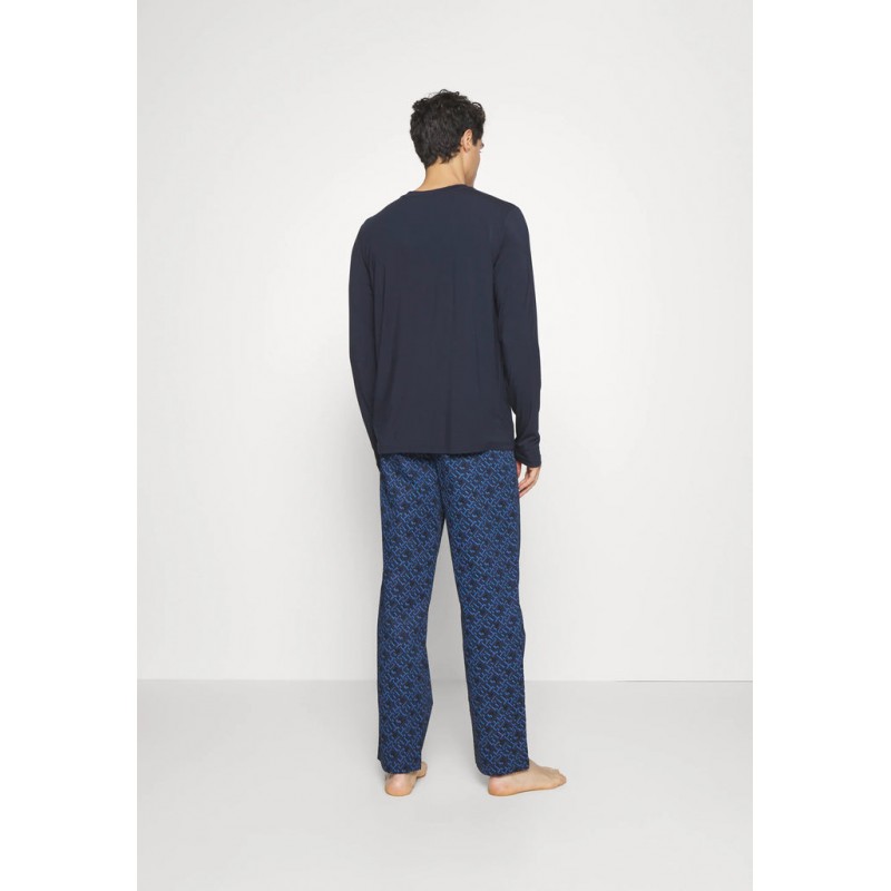 Tommy Hilfiger Ανδρική Χειμερινή Πυτζάμα LS PJ PANT SET PRINT