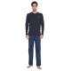 Tommy Hilfiger Ανδρική Χειμερινή Πυτζάμα LS PJ PANT SET PRINT