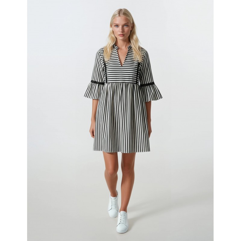 B120 - Black - BEACHWEAR STRIPE - (B120) B120 - Black - BEACHWEAR STRIPE - (B120)