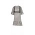 B122 - Black - BEACHWEAR STRIPE - (B122)