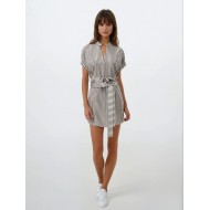 B127 - Black - BEACHWEAR STRIPE - (B127)