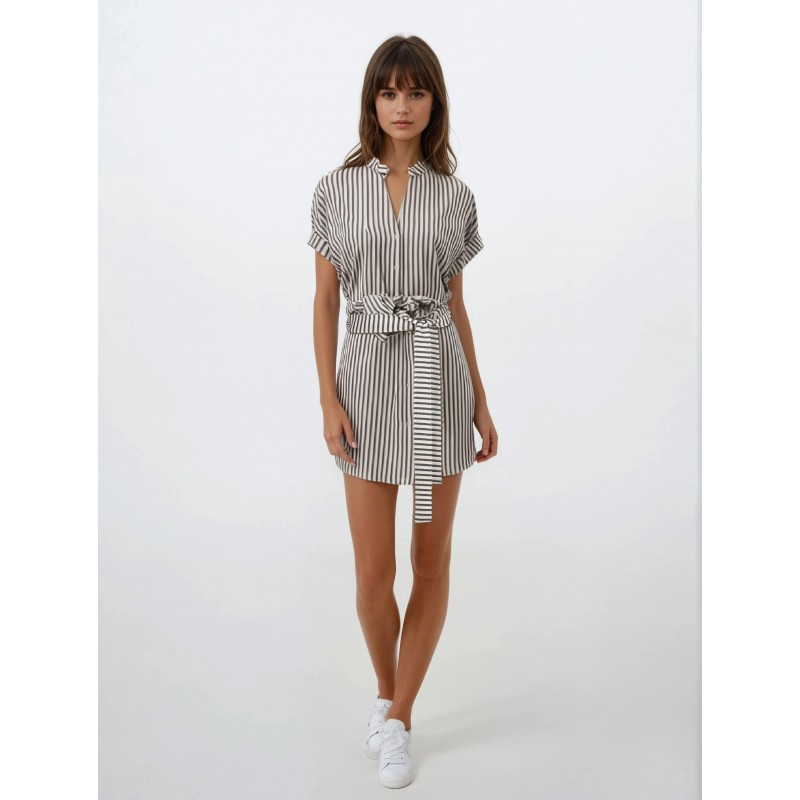B127 - Black - BEACHWEAR STRIPE - (B127) B127 - Black - BEACHWEAR STRIPE - (B127)