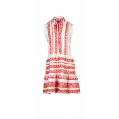 B138 - Type - BEACHWEAR EMBROIDERY RED- (B138)