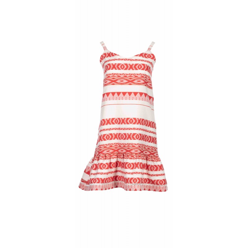 B139 - Type - BEACHWEAR EMBROIDERY RED- (B139)