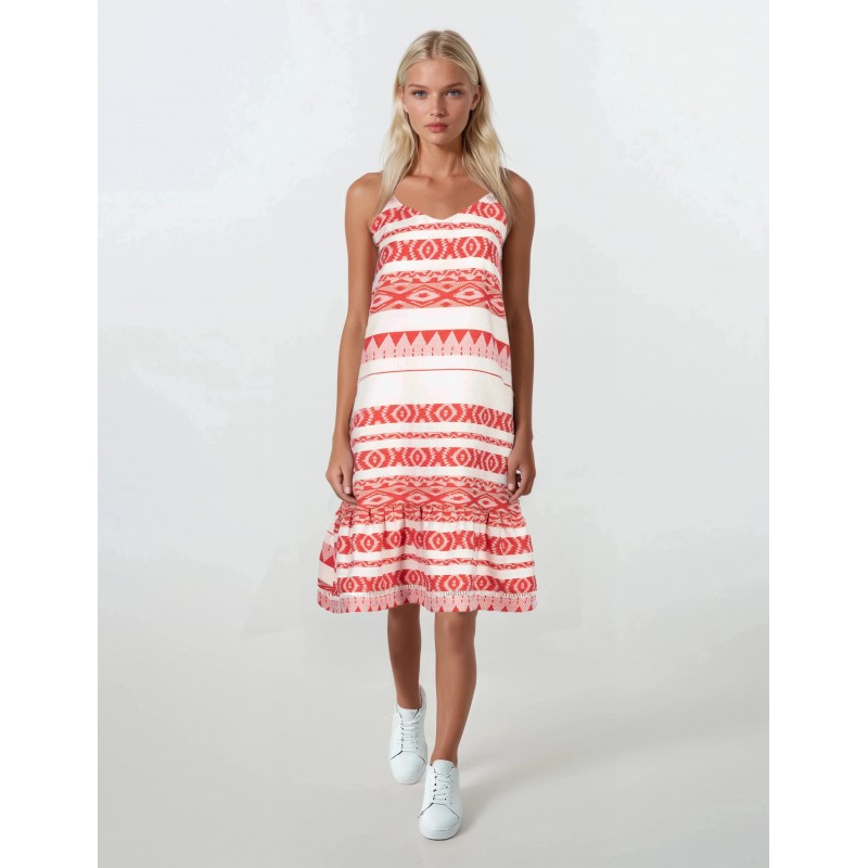 B139 - Type - BEACHWEAR EMBROIDERY RED- (B139) B139 - Type - BEACHWEAR EMBROIDERY RED- (B139)