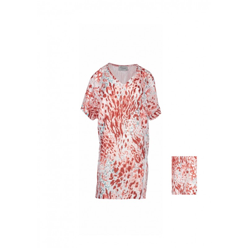 B143 - Type - BEACHWEAR RED LEOPARD- (B143) B143 - Type - BEACHWEAR RED LEOPARD- (B143)
