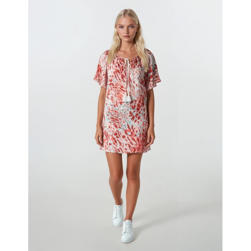B144 - Type - BEACHWEAR RED LEOPARD- (B144) B144 - Type - BEACHWEAR RED LEOPARD- (B144)
