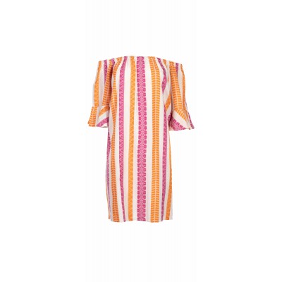 B161 - Type - BEACHWEAR MBROIDERY ORANGE- (B161)