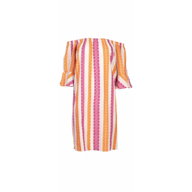 B161 - Type - BEACHWEAR MBROIDERY ORANGE- (B161) B161 - Type - BEACHWEAR MBROIDERY ORANGE- (B161)