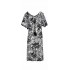 B188 - Type - BEACHWEAR BLACK FLOWER- (B188)