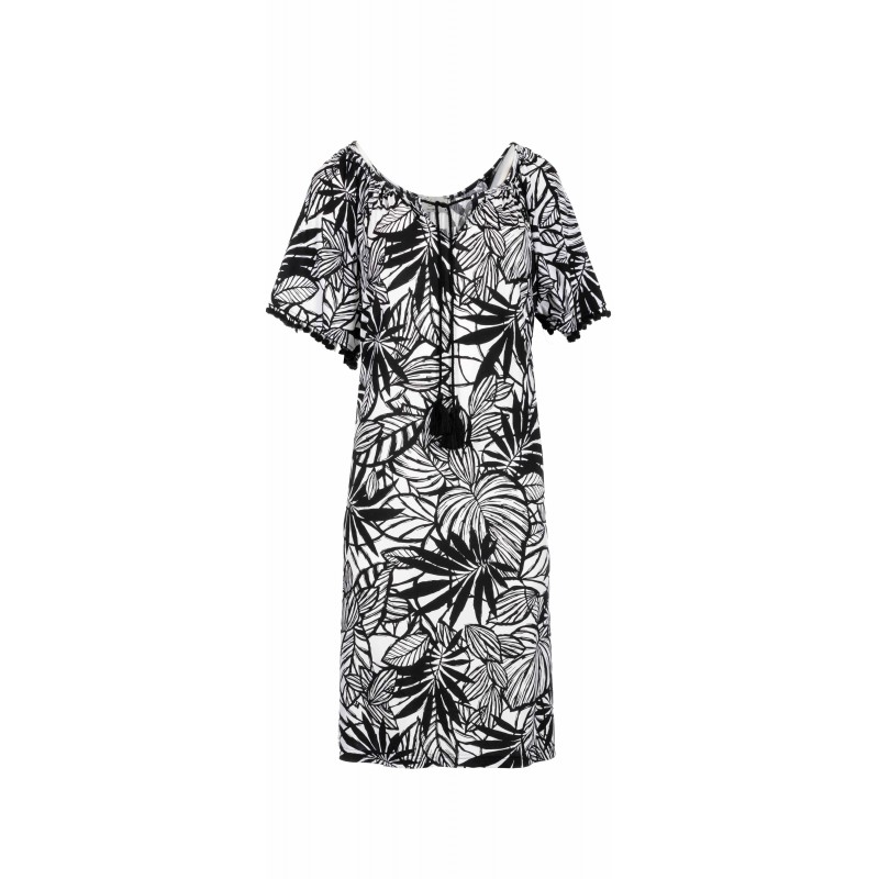 B188 - Type - BEACHWEAR BLACK FLOWER- (B188) B188 - Type - BEACHWEAR BLACK FLOWER- (B188)