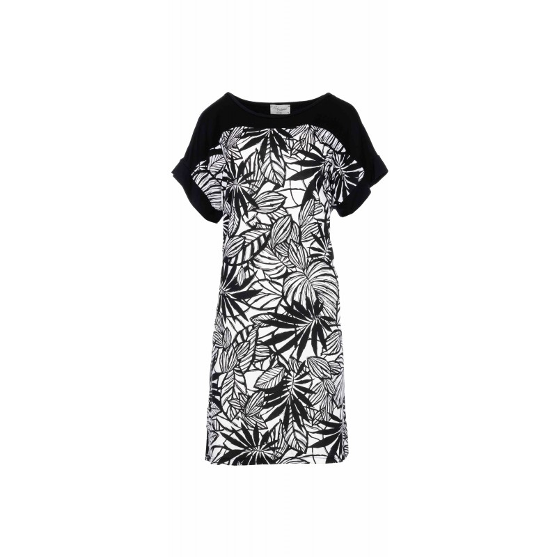 B191 - Type - BEACHWEAR BLACK FLOWER- (B191)