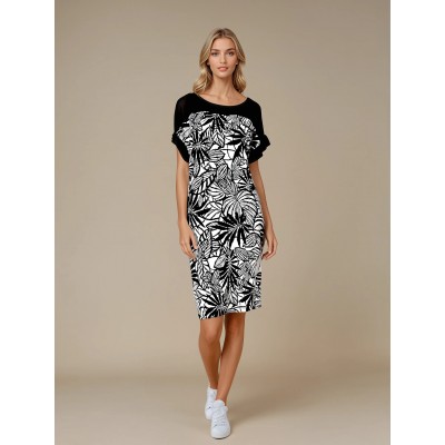 B191 - Type - BEACHWEAR BLACK FLOWER- (B191) B191 - Type - BEACHWEAR BLACK FLOWER- (B191)