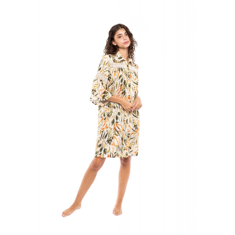 B203 - Type - BEACHWEAR PASTEL GREEN LEAF- (B203) B203 - Type - BEACHWEAR PASTEL GREEN LEAF- (B203)
