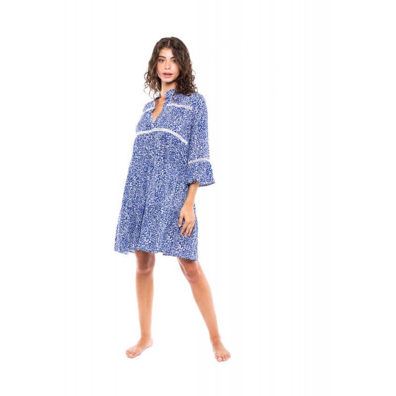 B236 - Type - BEACHWEAR AEGEAN BLUE LEO- (B236) B236 - Type - BEACHWEAR AEGEAN BLUE LEO- (B236)