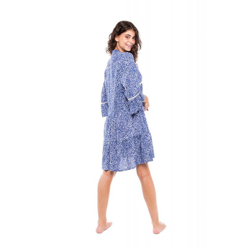 B236 - Type - BEACHWEAR AEGEAN BLUE LEO- (B236) B236 - Type - BEACHWEAR AEGEAN BLUE LEO- (B236)