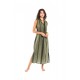 B241 - Black - BEACHWEAR GREEN & BLACK EMBROIDERY- (B241)
