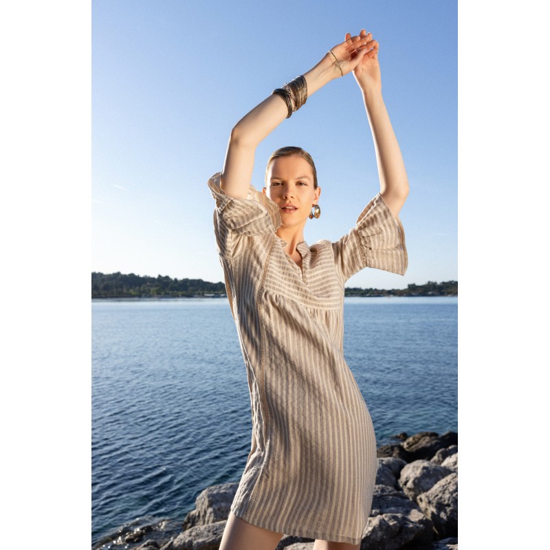 B257 - Type - BEACHWEAR SAND STRIPE- (B257)