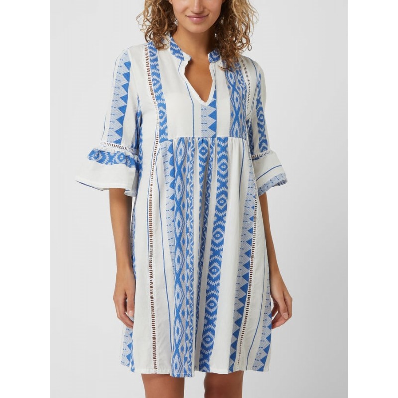 B263 - Type - BEACHWEAR BLUE EMBROIDERY- (B263) B263 - Type - BEACHWEAR BLUE EMBROIDERY- (B263)