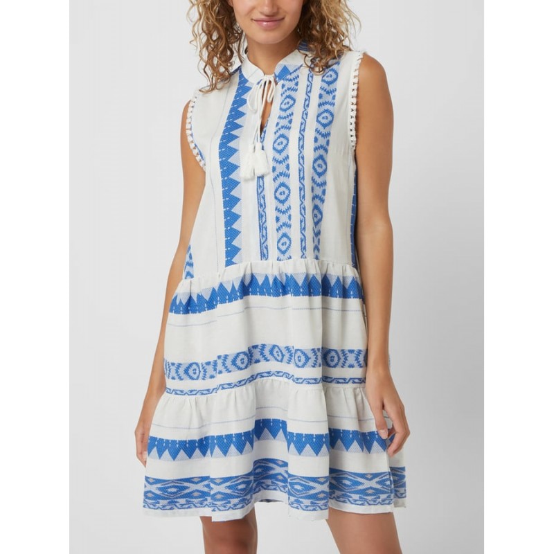B264 - Type - BEACHWEAR BLUE EMBROIDERY- (B264) B264 - Type - BEACHWEAR BLUE EMBROIDERY- (B264)
