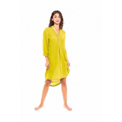 B269 - Yellow - BEACHWEAR CREPE BOHO- (B269) B269 - Yellow - BEACHWEAR CREPE BOHO- (B269)