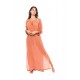 B270 - Salmon - BEACHWEAR CREPE BOHO- (B270) B270 - Salmon - BEACHWEAR CREPE BOHO- (B270)