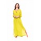 B270 - Yellow - BEACHWEAR CREPE BOHO- (B270) B270 - Yellow - BEACHWEAR CREPE BOHO- (B270)