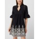 B276 - Black - BEACHWEAR EMBROIDERY BLACK- (B276)