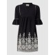 B276 - Black - BEACHWEAR EMBROIDERY BLACK- (B276)