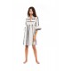 B297 - Type - BEACHWEAR BEIGE & BLACK EMBROIDERY - (B297) B297 - Type - BEACHWEAR BEIGE & BLACK EMBROIDERY - (B297)