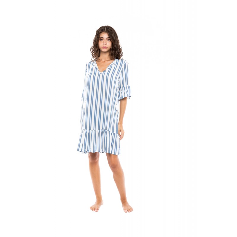 B313 - Type - BEACHWEAR BLUE STRIPE - (B313)