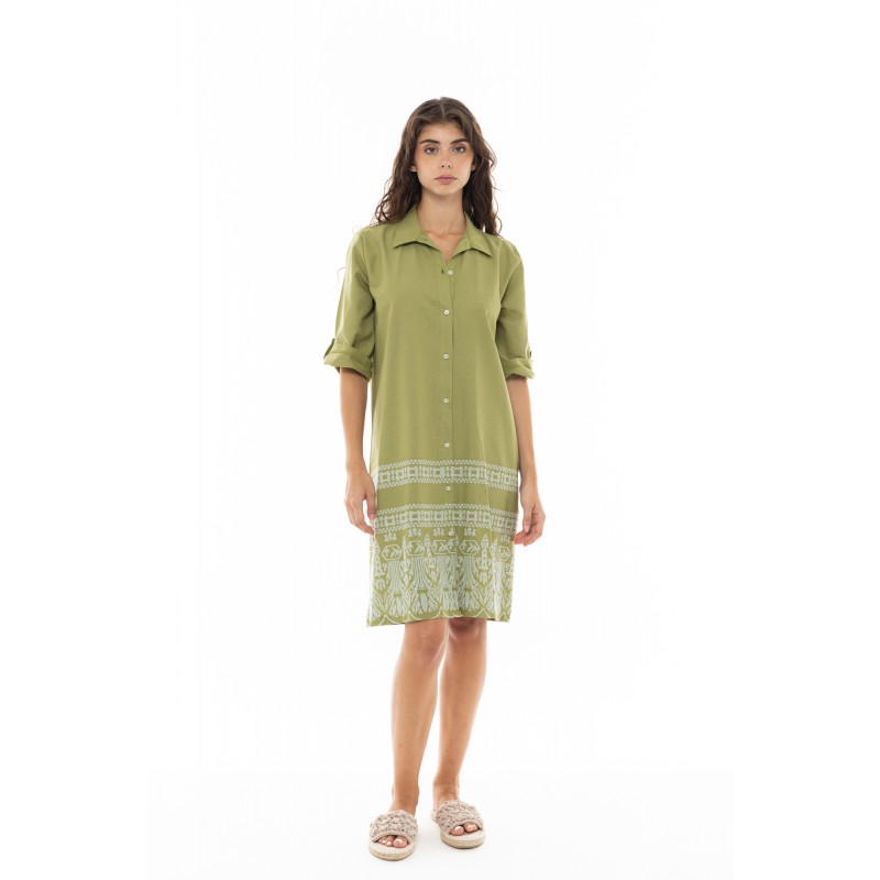 B326 - Type - BEACHWEAR EMBROIDERY GREEN- (B326) B326 - Type - BEACHWEAR EMBROIDERY GREEN- (B326)