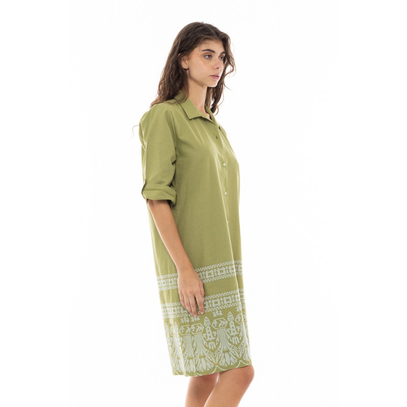 B326 - Type - BEACHWEAR EMBROIDERY GREEN- (B326) B326 - Type - BEACHWEAR EMBROIDERY GREEN- (B326)
