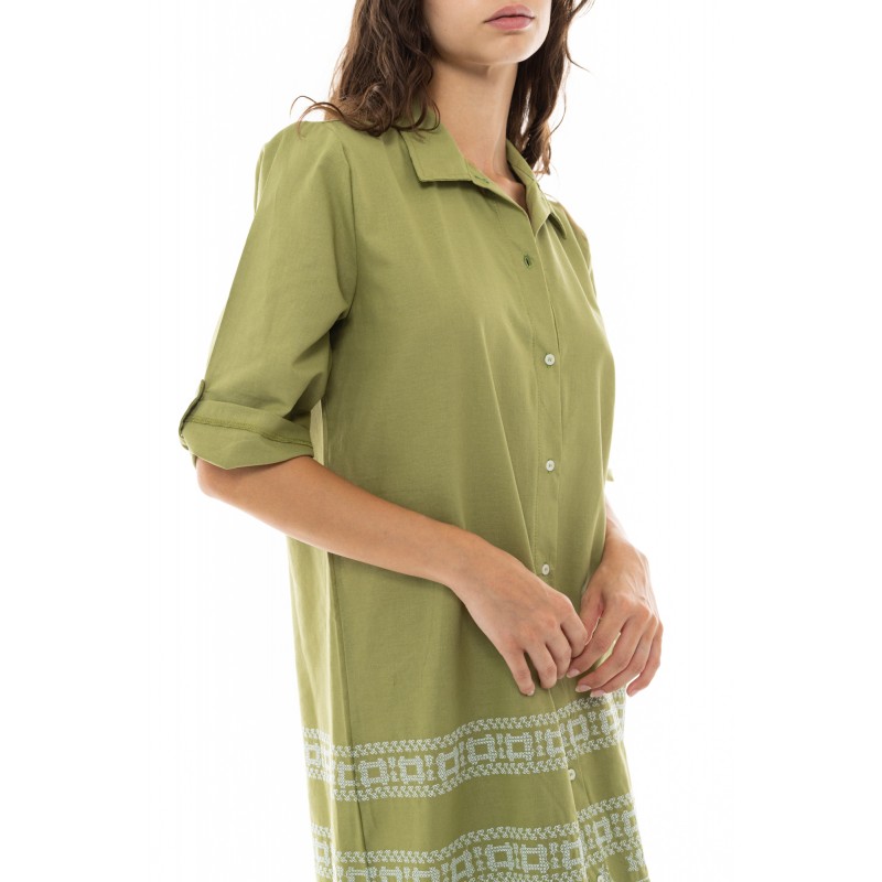 B326 - Type - BEACHWEAR EMBROIDERY GREEN- (B326) B326 - Type - BEACHWEAR EMBROIDERY GREEN- (B326)