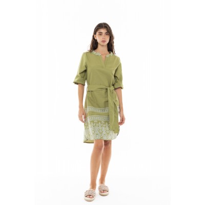 B328 - Type - BEACHWEAR EMBROIDERY GREEN- (B328) B328 - Type - BEACHWEAR EMBROIDERY GREEN- (B328)