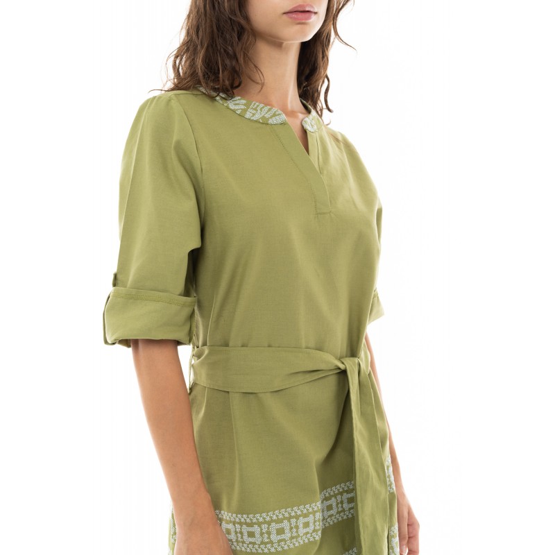 B328 - Type - BEACHWEAR EMBROIDERY GREEN- (B328) B328 - Type - BEACHWEAR EMBROIDERY GREEN- (B328)