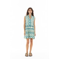 B331 - Type - BEACHWEAR EMBROIDERY AQUA- (B331)