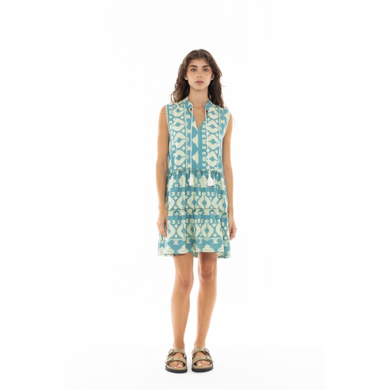 B331 - Type - BEACHWEAR EMBROIDERY AQUA- (B331) B331 - Type - BEACHWEAR EMBROIDERY AQUA- (B331)