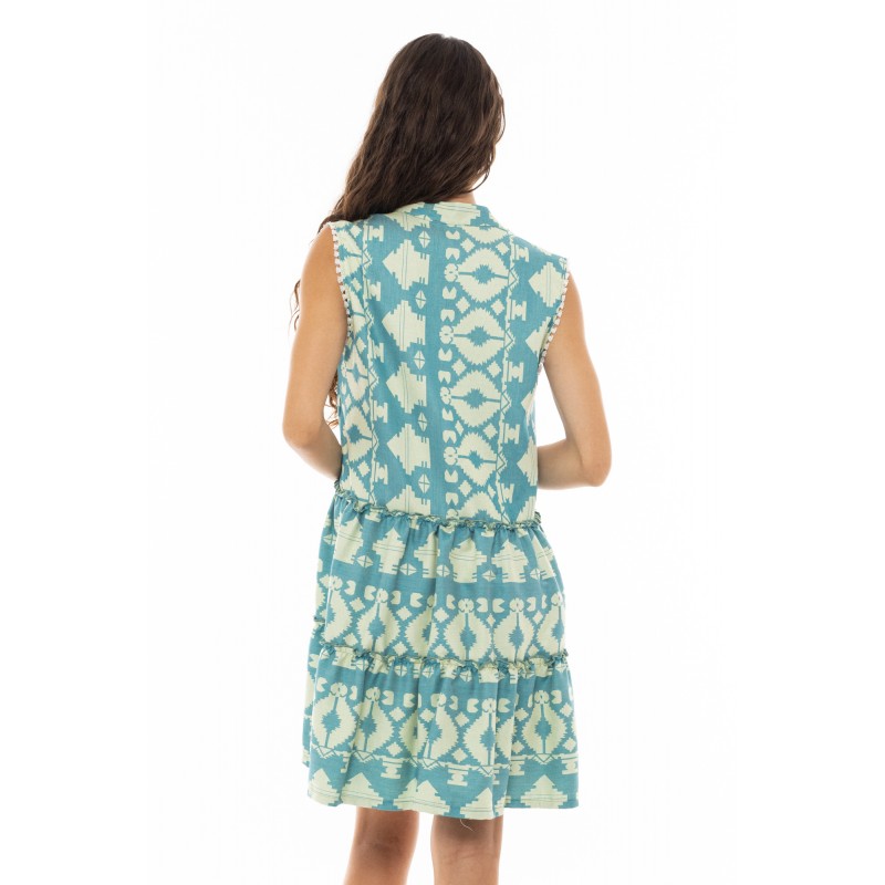 B331 - Type - BEACHWEAR EMBROIDERY AQUA- (B331) B331 - Type - BEACHWEAR EMBROIDERY AQUA- (B331)