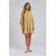 B334 - Yellow - BEACHWEAR EMBROIDERY CROWN- (B334)