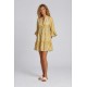 B334 - Yellow - BEACHWEAR EMBROIDERY CROWN- (B334)