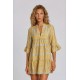 B334 - Yellow - BEACHWEAR EMBROIDERY CROWN- (B334)