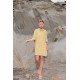B335 - Yellow - BEACHWEAR EMBROIDERY CROWN- (B335) B335 - Yellow - BEACHWEAR EMBROIDERY CROWN- (B335)