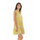 B336 - Yellow - BEACHWEAR EMBROIDERY CROWN- (B336)